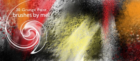 Grunge Paint brushes