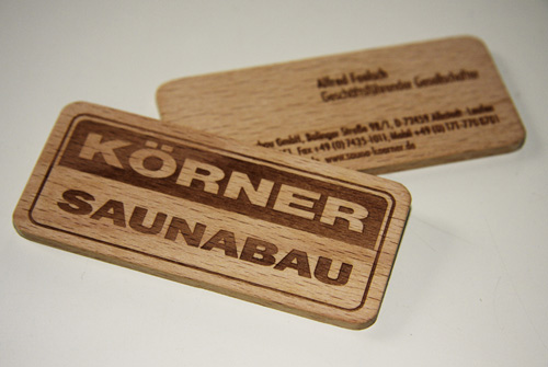 Korner Saunabau Korner Saunabau Cards for your Business