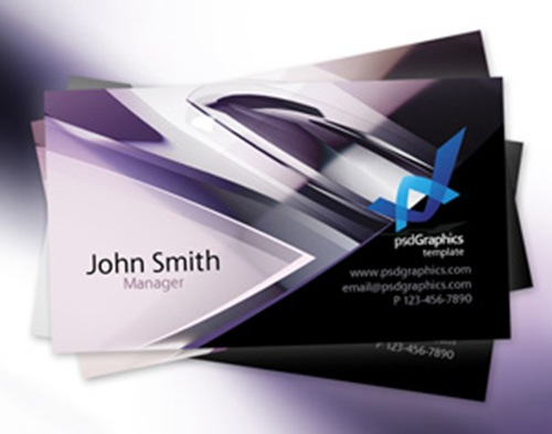 Abstract Hi-Tech Design, Business Card Template