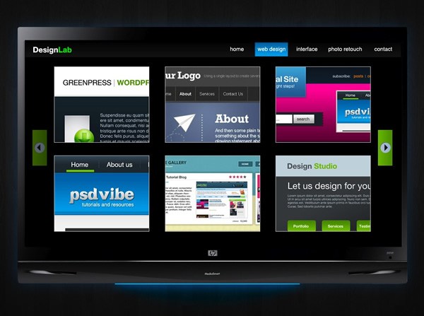 Coding Design Lab TV Styled Layout Coding Design Lab TV Styled Layout PSD to HTML/CSS Conversion Tutorials
