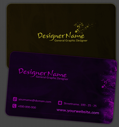 DS Free Business Card Print Template