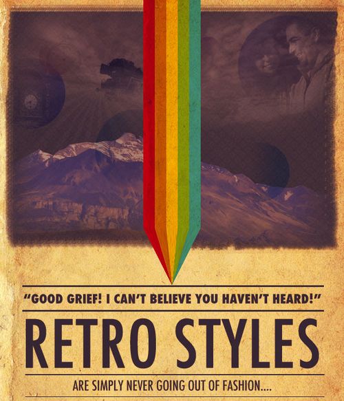 Design a Retro Styled Poster 50+ Photoshop Tutorials for Professional Poster Designing