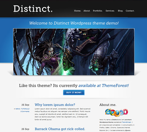 Distinct Awesome Free WordPress Themes for Business Websites