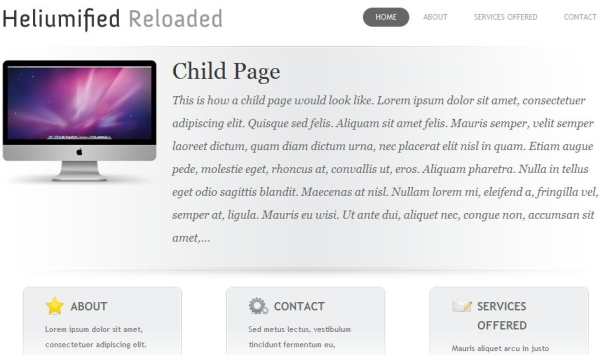 Heliumified Reloaded Awesome Free WordPress Themes for Business Websites