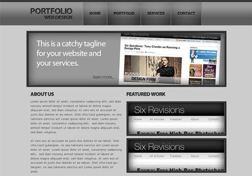 How to Code a Dark and Sleek Web Design Dark and Sleek Web Design PSD to HTML/CSS Conversion Tutorials