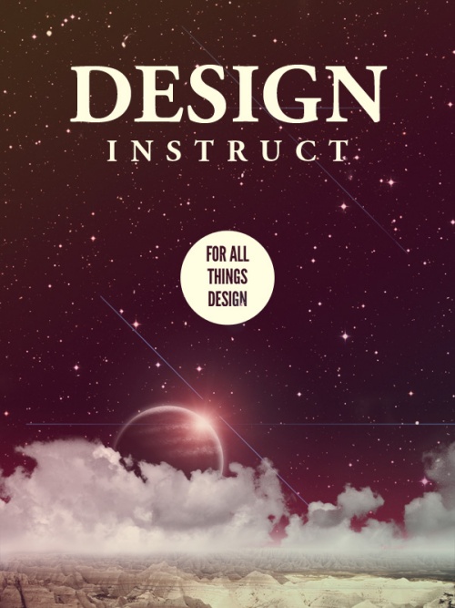 Vintage Planetary Landscape Poster in Photoshop 50+ Photoshop Tutorials for Professional Poster Designing