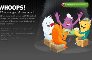 404 Not Found Error Page Designs