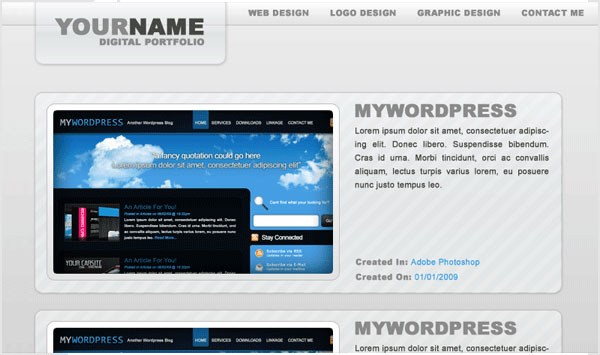Portfolio Layout Learn to Code It Portfolio Layout Learn to Code PSD to HTML/CSS Conversion Tutorials