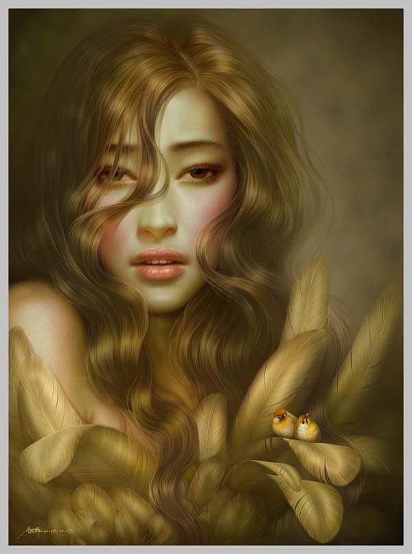 Pretty Lady Portrait 50+ Awesome and Inspiring Photoshop Tutorials for 2012