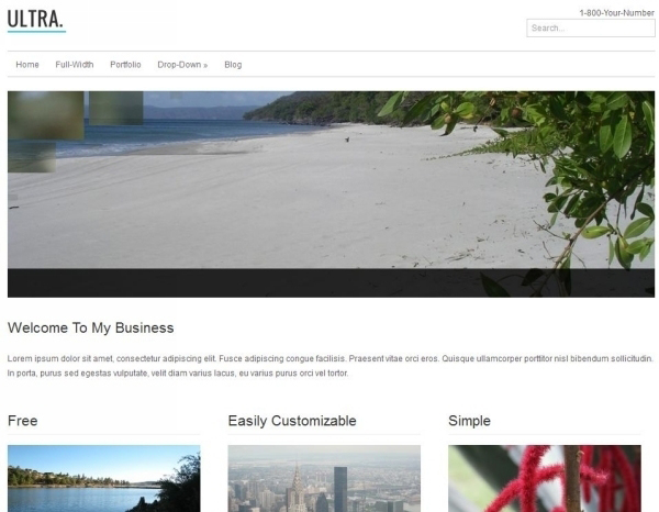Ultra Awesome Free WordPress Themes for Business Websites