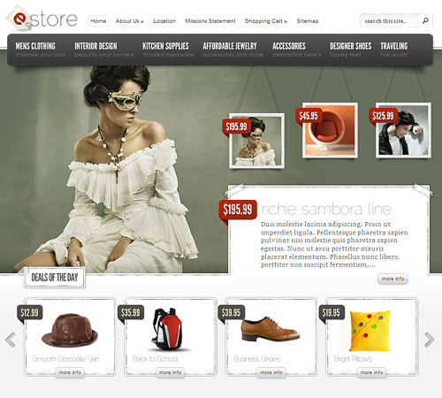 eStore Awesome Free WordPress Themes for Business Websites