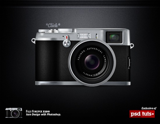 Create a Detailed Camera Icon in Photoshop