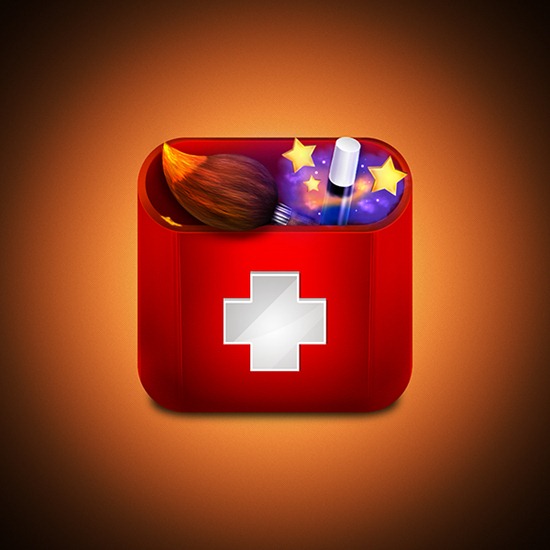 Create a Mobile App Icon in Photoshop