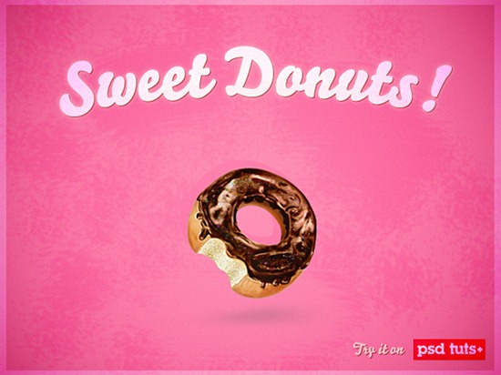 Create a Sweet Donut Icon in Photoshop from Scratch