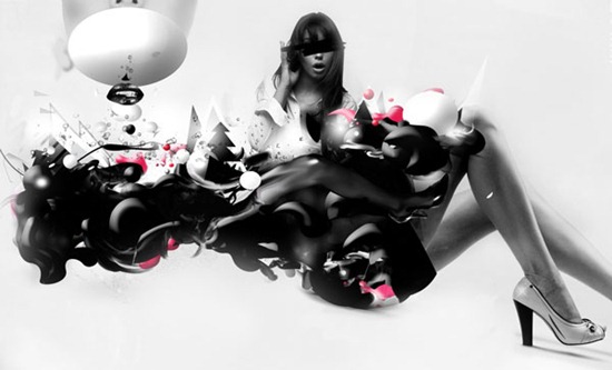 Create an Abstract Black and White Illustration in Photoshop