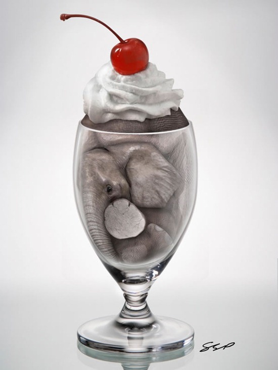 Create an Elephant Sundae Using Photo Manipulation Techniques Create an Elephant Sundae Using Photo Manipulation Techniques