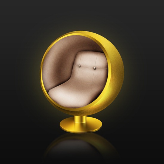 Create an Iconic Retro-Modern Ball Chair in Photoshop