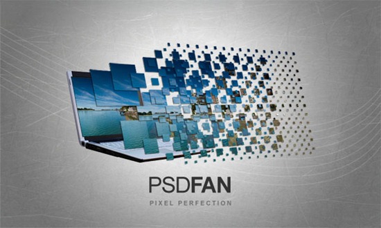 Design a Professional Laptop Advert