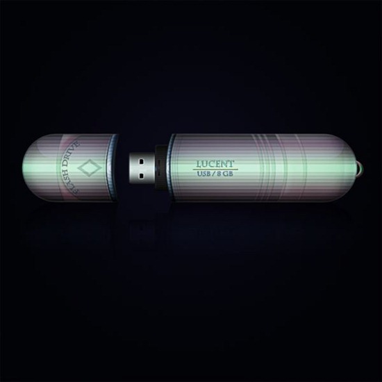 Make A Glossy Flash Drive Icon From Scratch