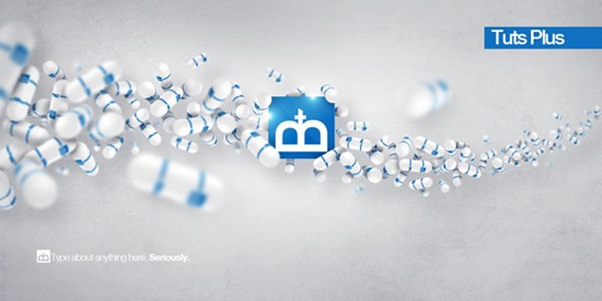 Use Illustrator and Photoshop to Create a 3D String of Pills