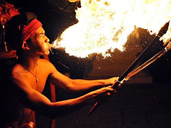 Fire Performer, Thailand