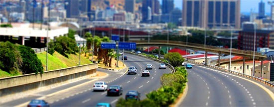 African-Highway-Tilt-Shift