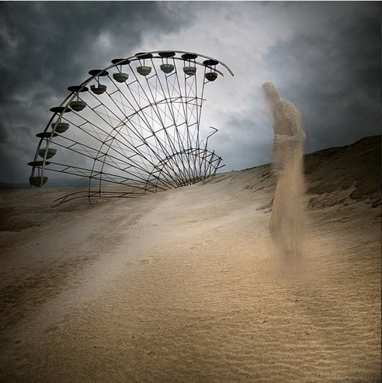 Only sand remains Only sand remains