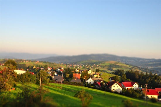 Tilt-shift-village