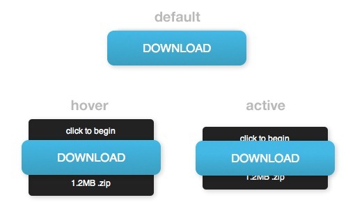 Awesome Animated Download Button With CSS3