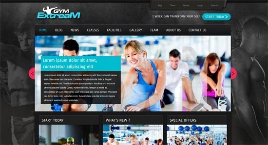 Gym Extream – Gym and Fitness WordPress