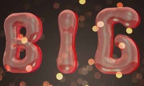 3D Balloons Text Effect