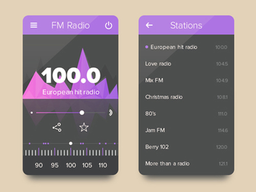 Radio UI