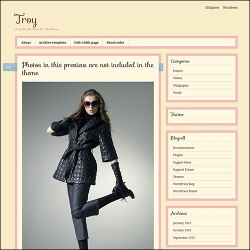 Troy Theme