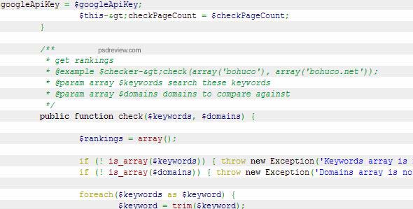 Google-Ranking-Checker-Class-in-PHP