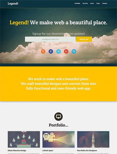 Legend-Free-Responsive-One-Page-Template-by-Akash-Bhadange