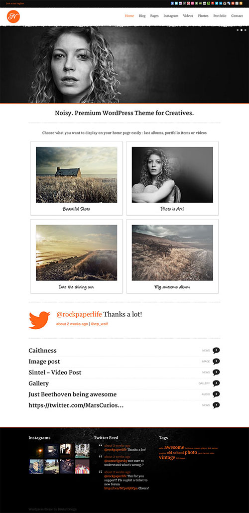 Noisy-Responsive-Theme-for-Creatives