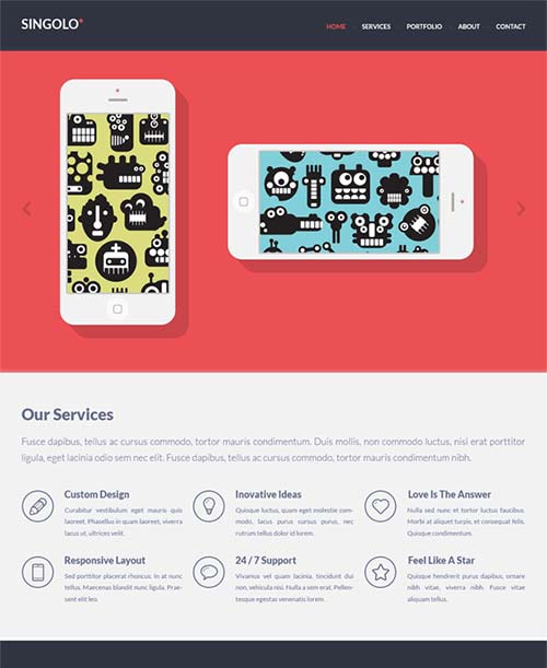 Singolo-Single-Page-Website-by-Marijan-Petrovski