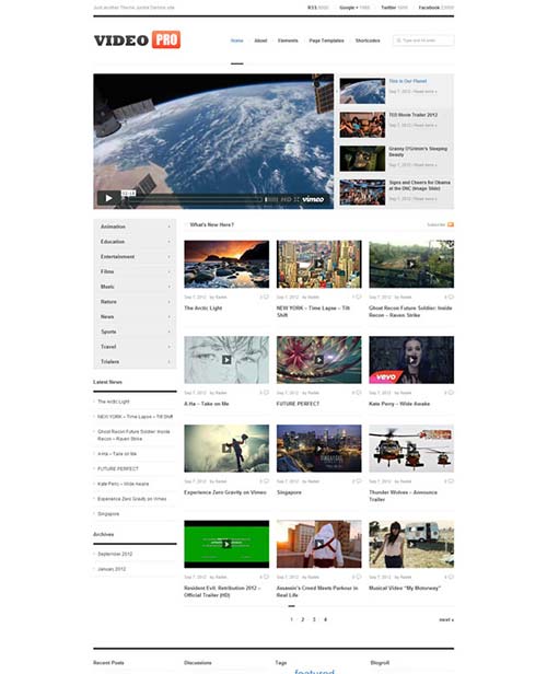 VideoPro-theme