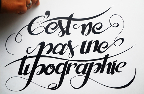 C'est ne pas une tipographie