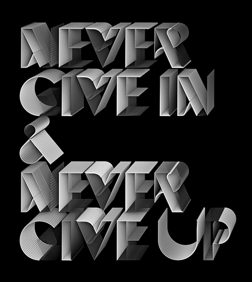 Never give up