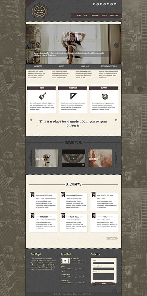 special-wordpress-theme