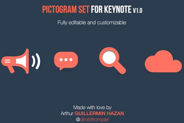 Free Pictograms for Keynote