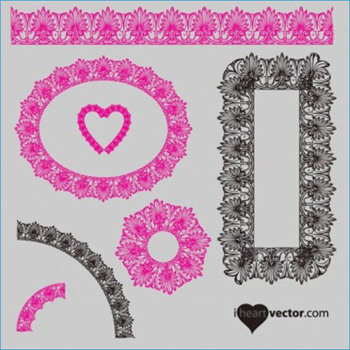 More Antique Frames, Corners & Borders Pack
