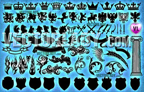 Vector Heraldic Clipart