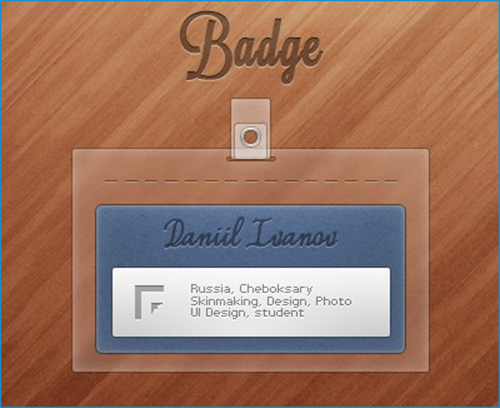 Badge Free Photoshop File