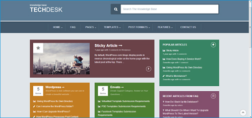 Knowledge Base WordPress Themes