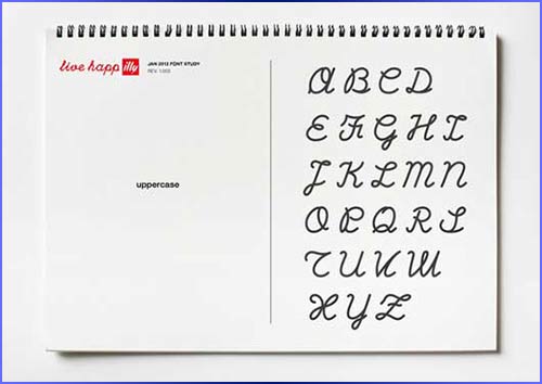 LIVE HAPPilly logo & font