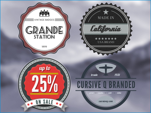 Vintage Retro PSD File