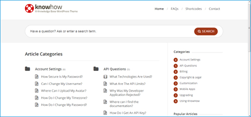 WordPress Knowledge Base Wiki Theme