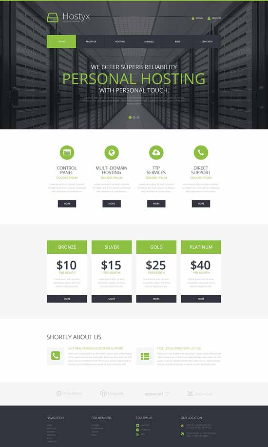 Reliable-Hosting-Company-WordPress-Theme